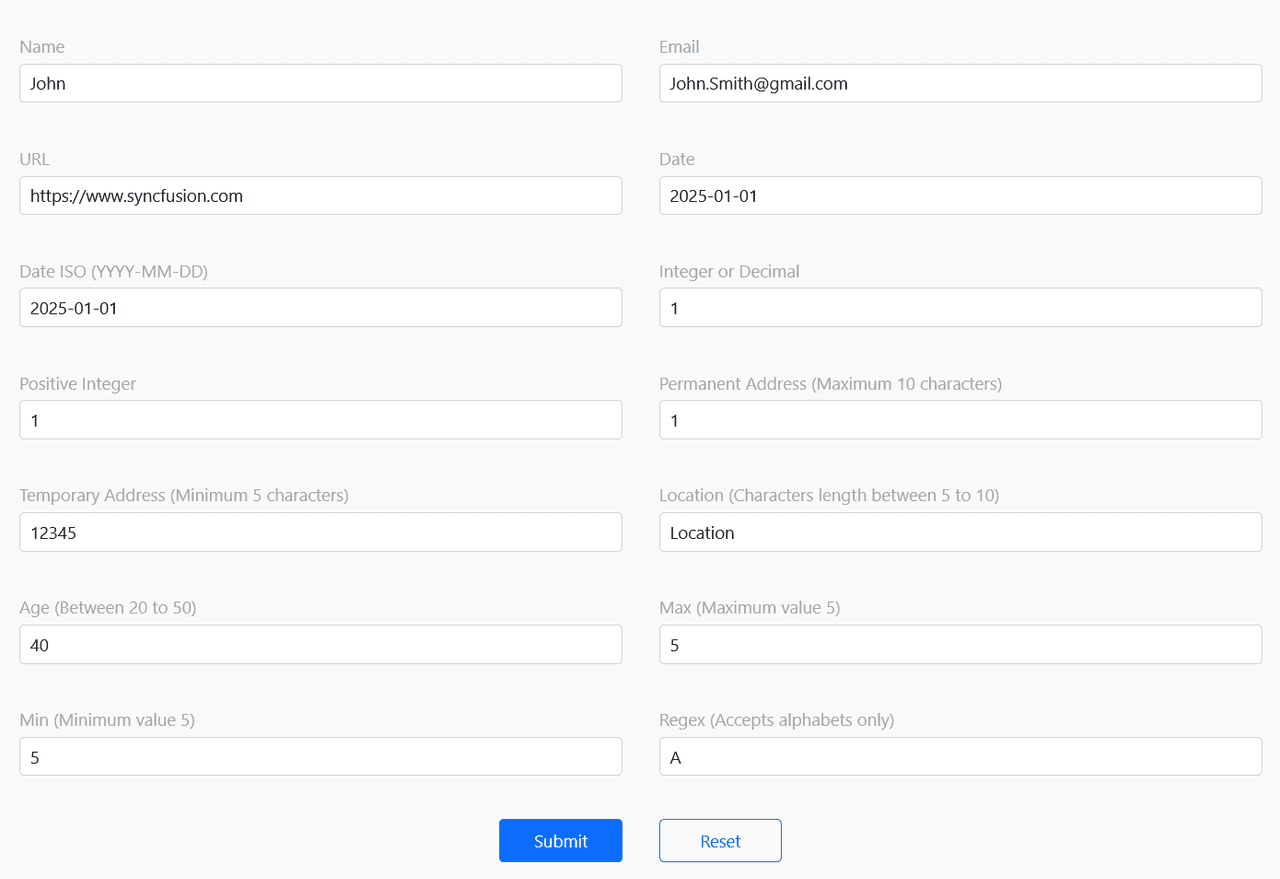 Syncfusion Angular UI Input Controls 商品画像