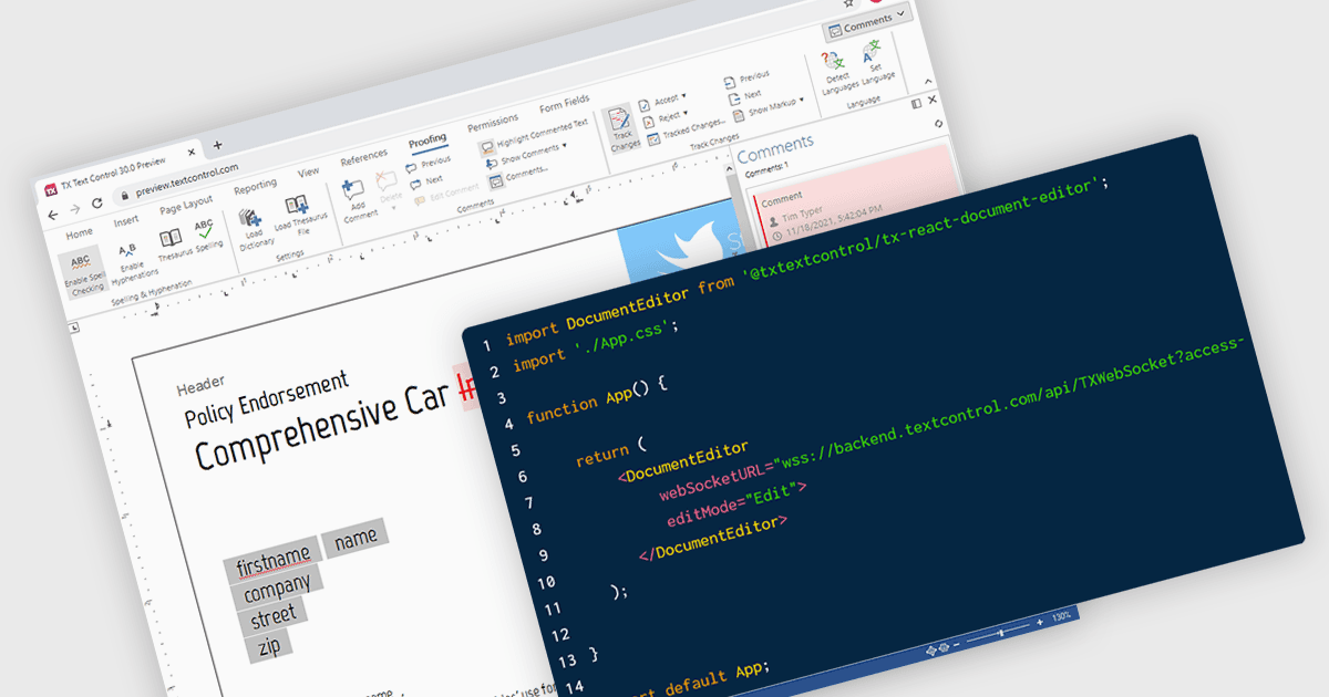 ドキュメント編集でReactアプリを強化