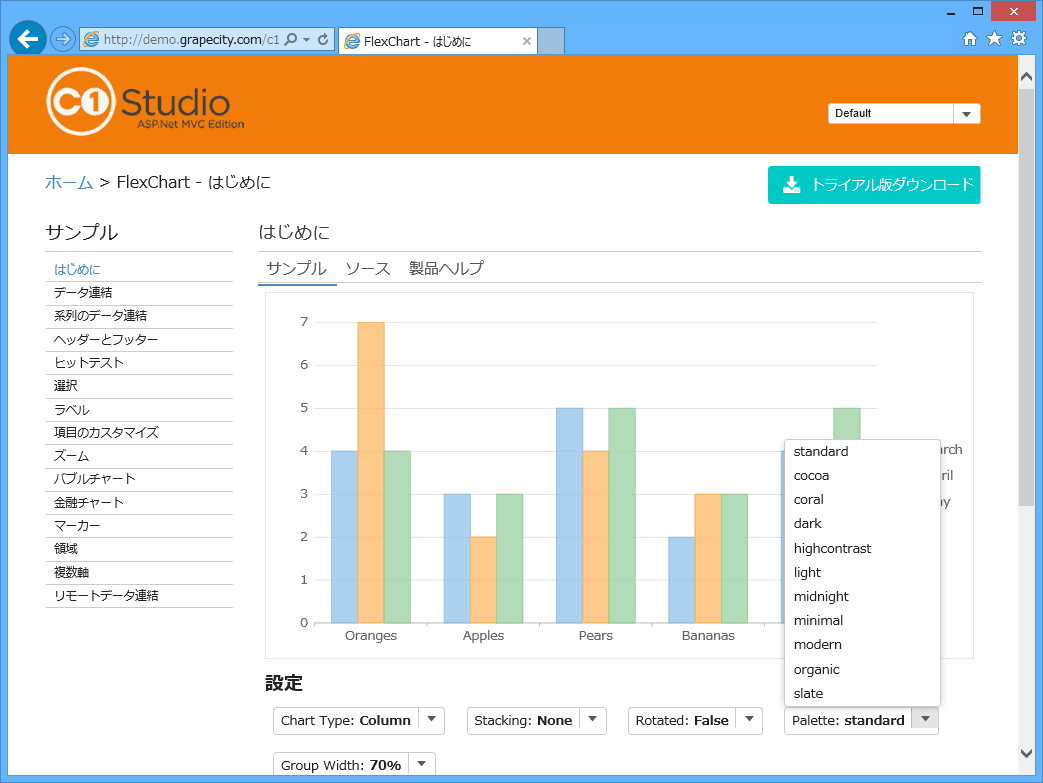 ComponentOne for ASP.NET MVC （日本語版） 商品画像