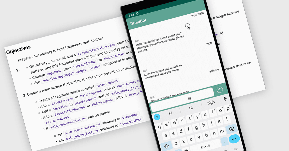 独自のAndroidチャットボットを構築する方法の解説