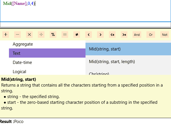 ComponentOne UWP Expression Editor 商品画像 ComponentOne UWP Expression Editor 商品画像