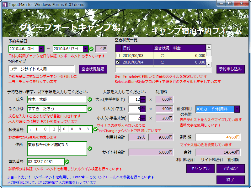 InputManPlus for Windows Forms（日本語版） 商品画像
