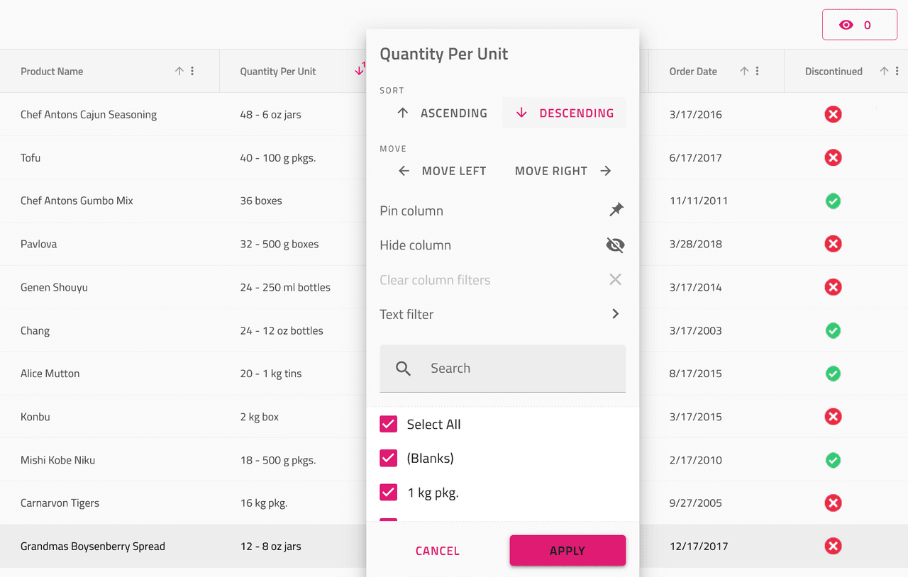 Infragistics Ignite UI for Angular Excel Library 商品画像