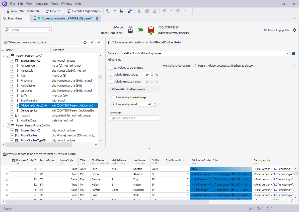 dbForge Data Generator 商品画像