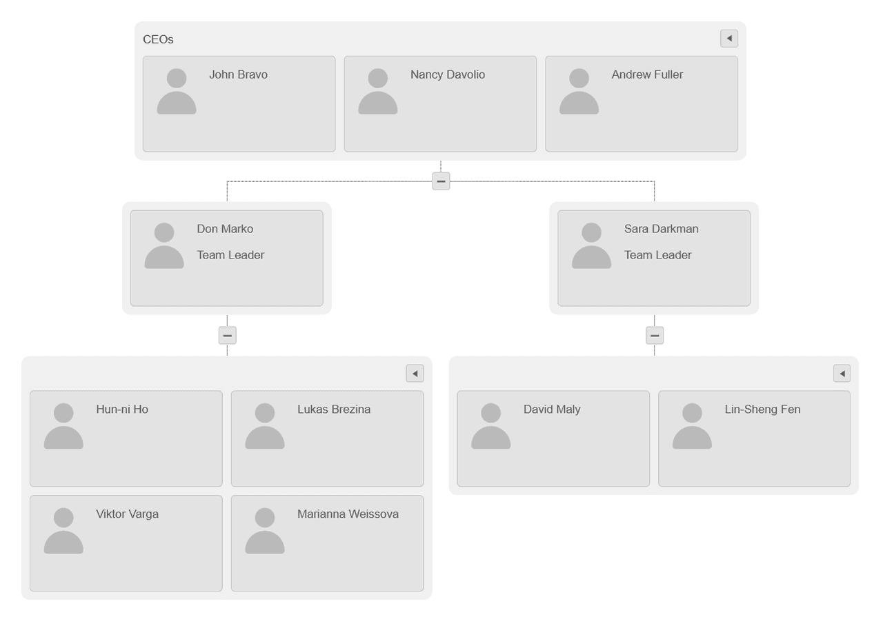 Telerik UI for ASP.NET AJAX Org Chart 商品画像 Telerik UI for ASP.NET AJAX Org Chart 商品画像