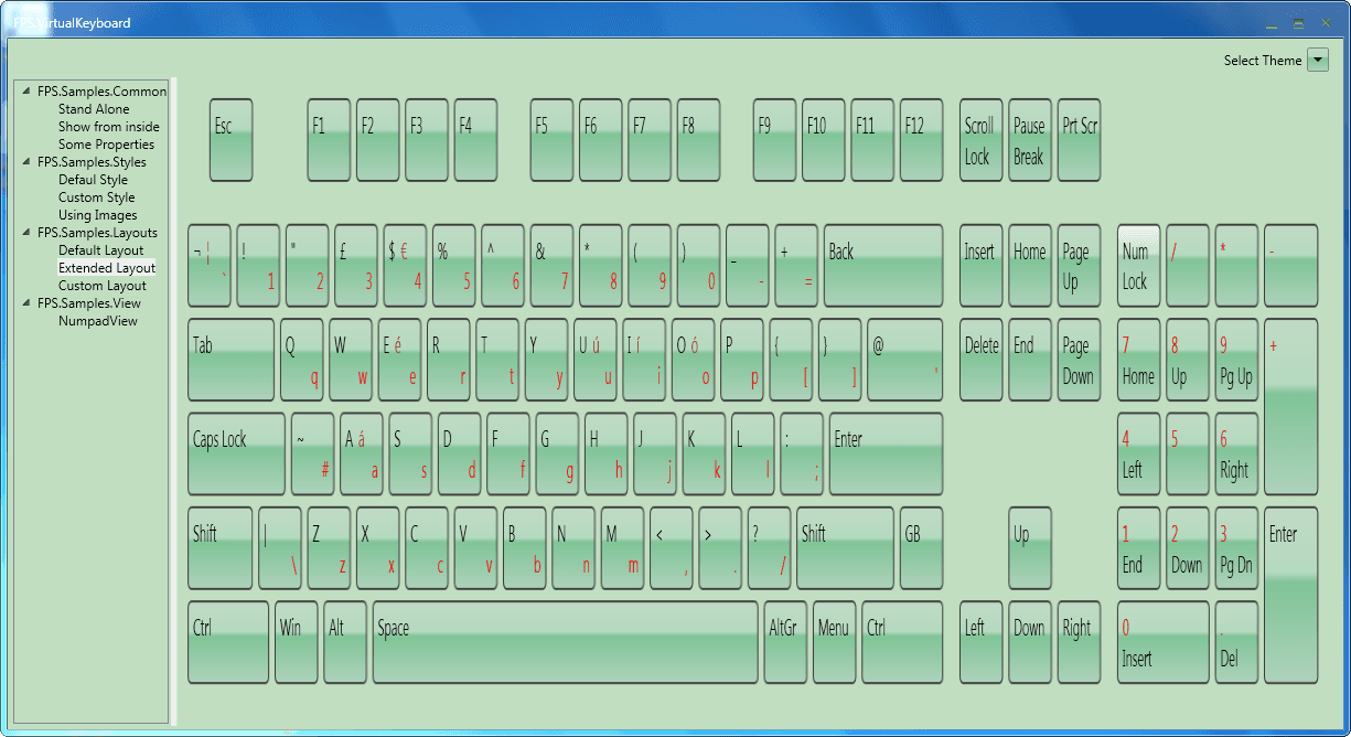 MindFusion.Virtual Keyboard for WPF（英語版） 商品画像