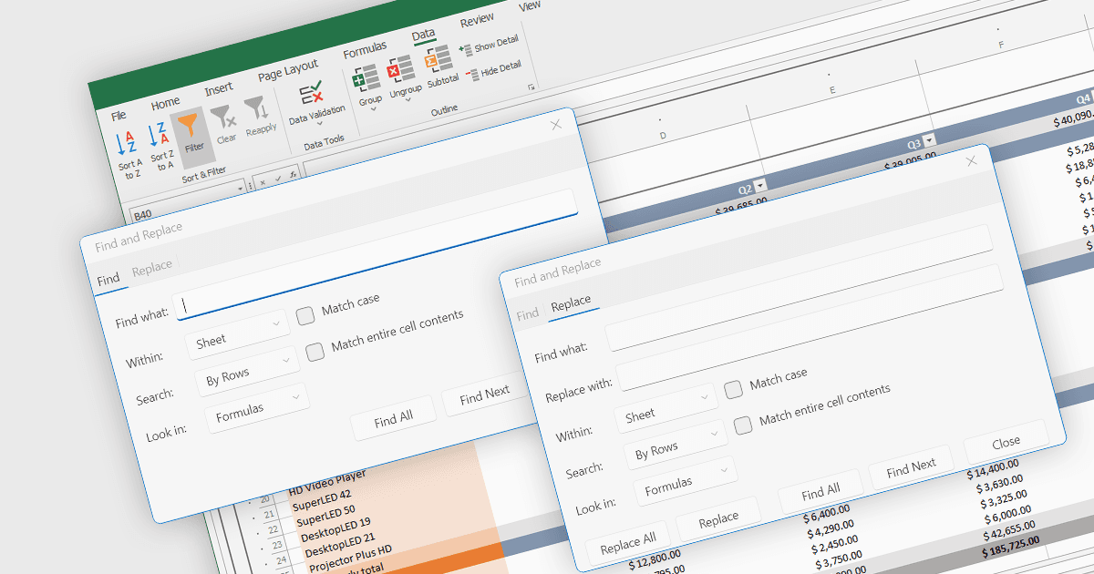 .NET 8スプレッドシートでのデータ管理の強化