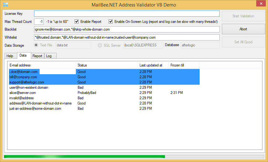 MailBee.NET Address Validator がリリース