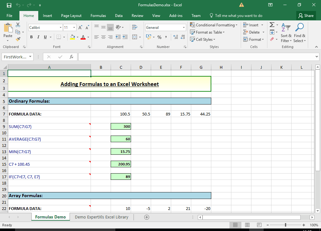 ExpertXLS Excel Library for .NET（英語版） 商品画像