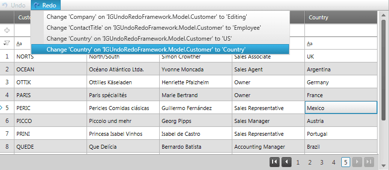 Infragistics Ultimate UI for WPF Undo Redo Framework 商品画像