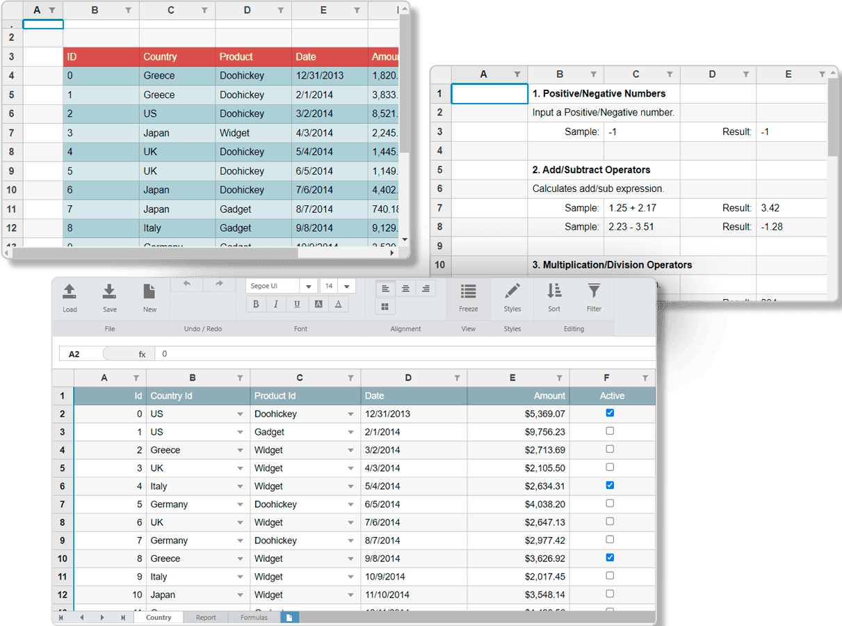 Wijmo Angular Spreadsheet 商品画像 Wijmo Angular Spreadsheet 商品画像