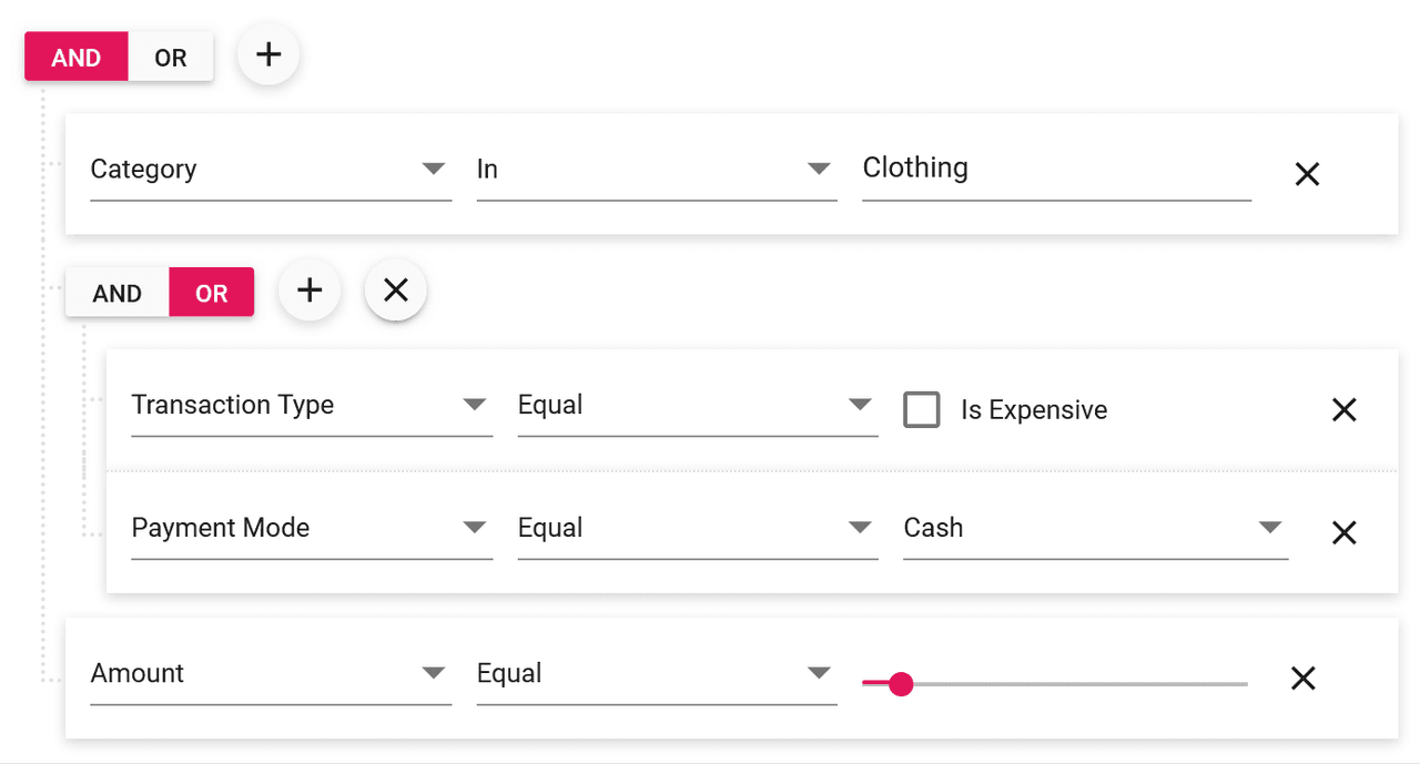 Syncfusion Vue Query Builder UI 商品画像