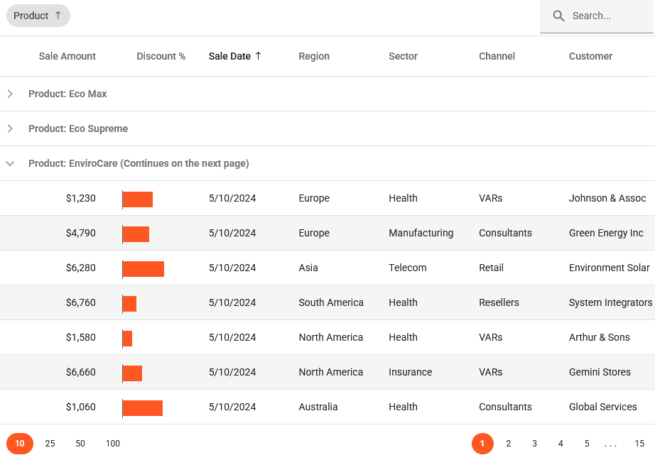 DevExpress ASP.NET Core Data Grid 商品画像 DevExpress ASP.NET Core Data Grid 商品画像