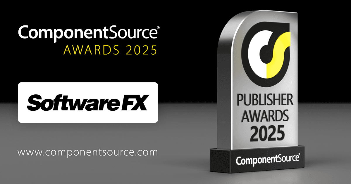 Software FXがComponentSourceの賞を受賞
