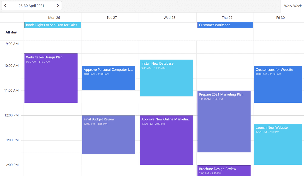 DevExtreme React Scheduler 商品画像 DevExtreme React Scheduler 商品画像