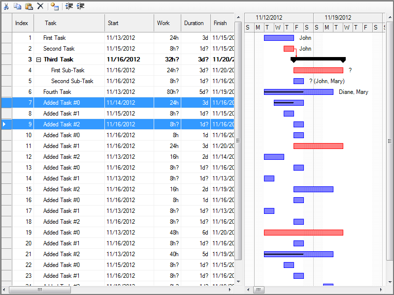 DlhSoft Project Management Library for Windows Forms（英語版） 商品画像