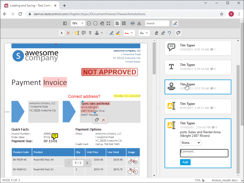TX Text Control .NET Server for ASP.NET（英語版） 商品画像