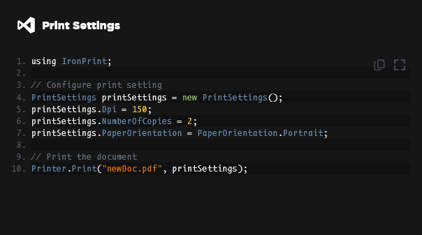 IronPrint for .NET（英語版） 商品画像