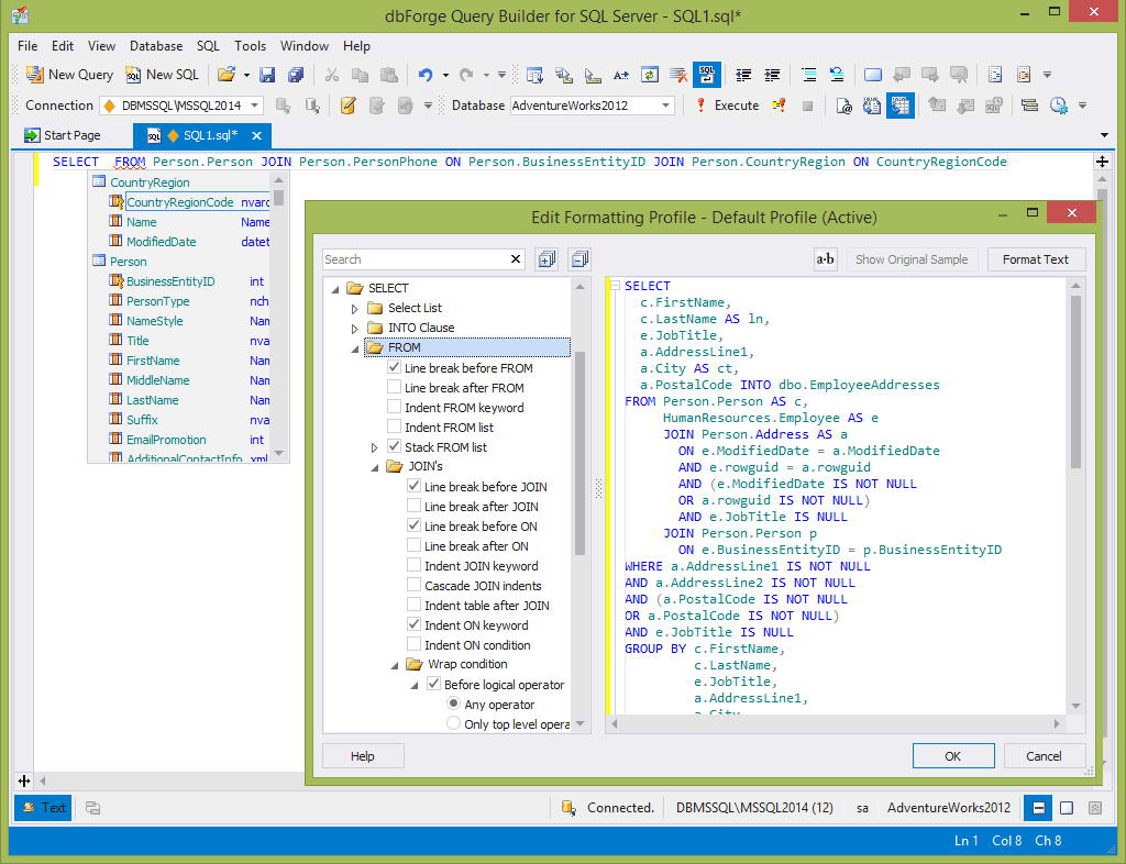 dbForge Query Builder 商品画像