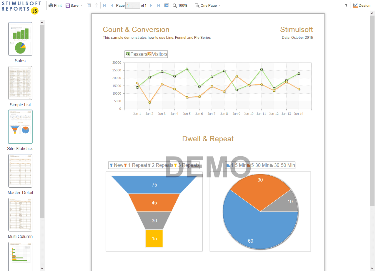 Stimulsoft Reports.JS（英語版）  商品画像