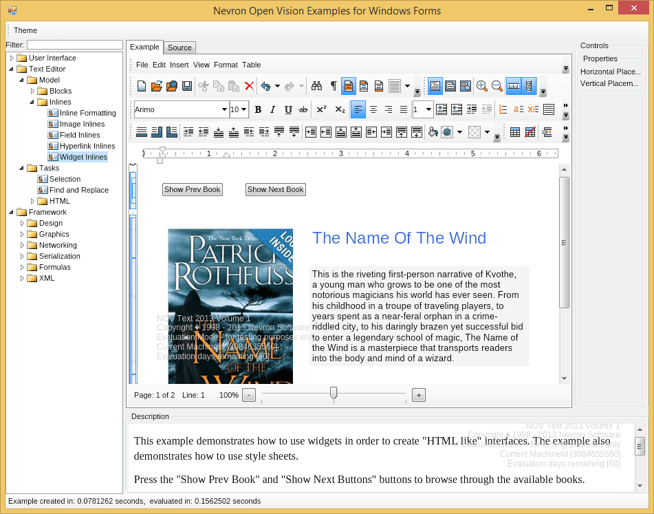NOV Rich Text Editor for .NET（英語版） 商品画像