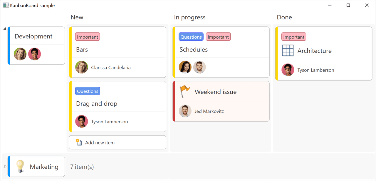 DlhSoft Kanban Library for WPF（英語版） 商品画像