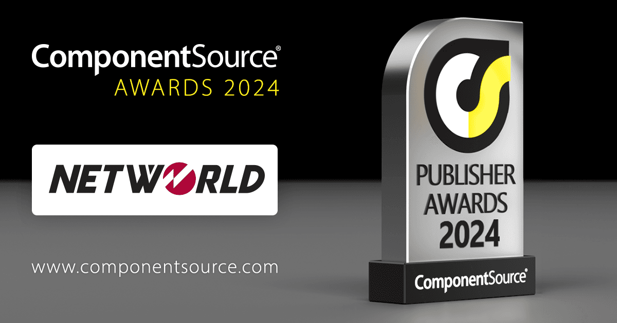 NetWorldがComponentSourceの賞を受賞