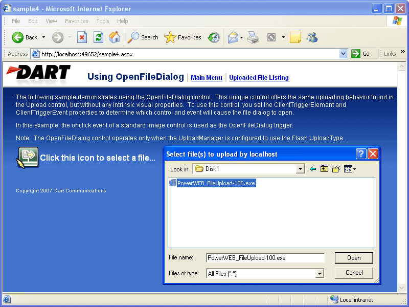 PowerWEB File Upload for ASP.NET （英語版） 商品画像