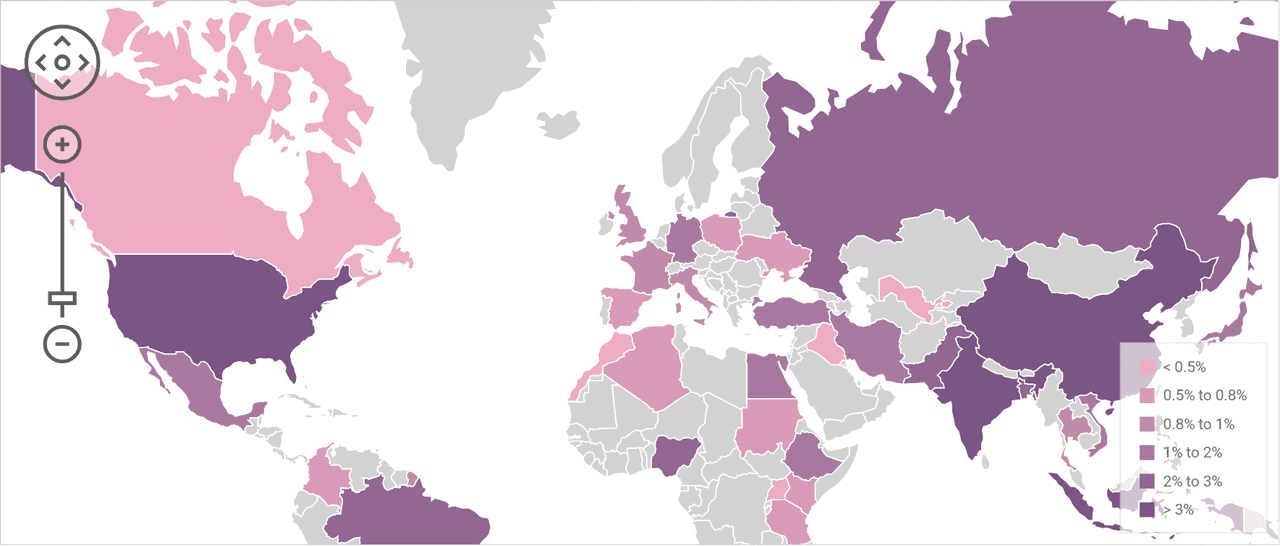 DevExtreme Angular Map 商品画像 DevExtreme Angular Map 商品画像