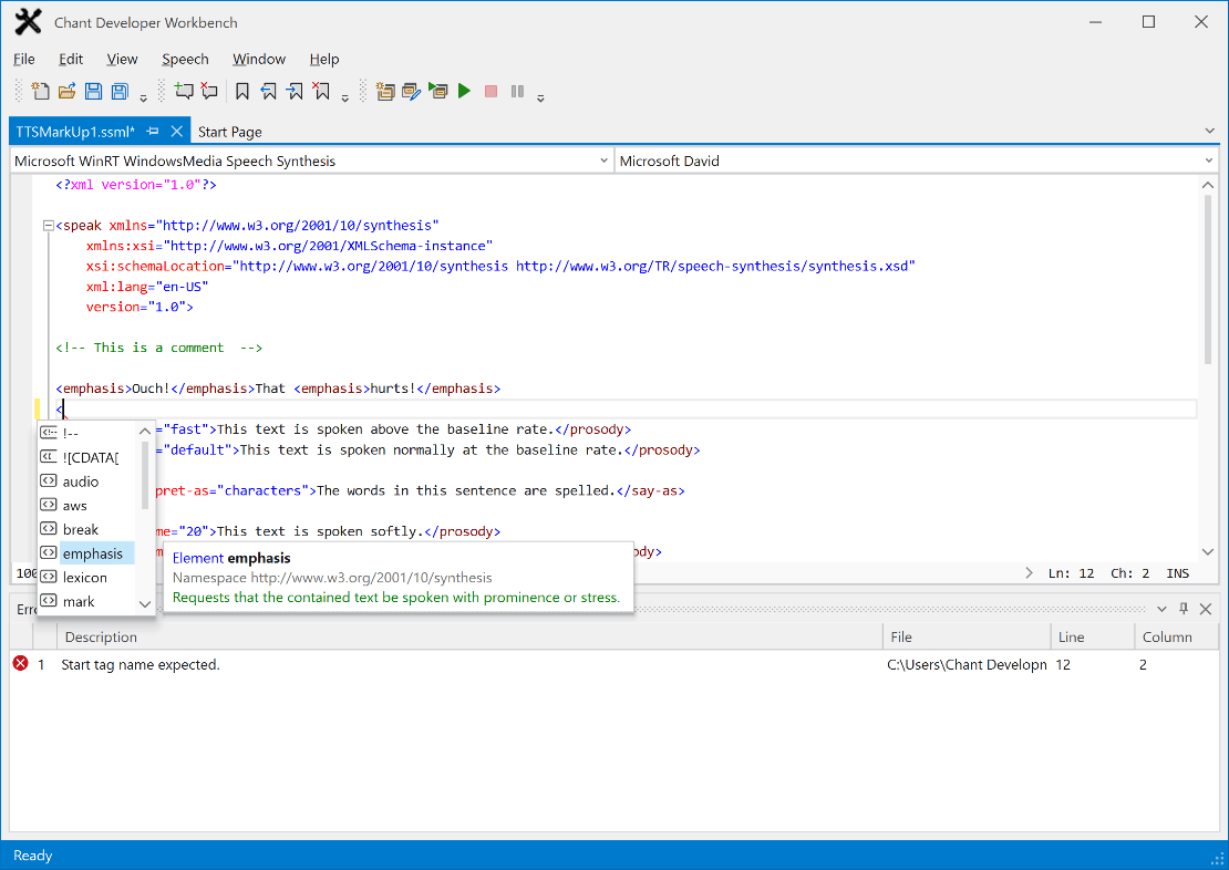 Chant Developer Workbench 商品画像