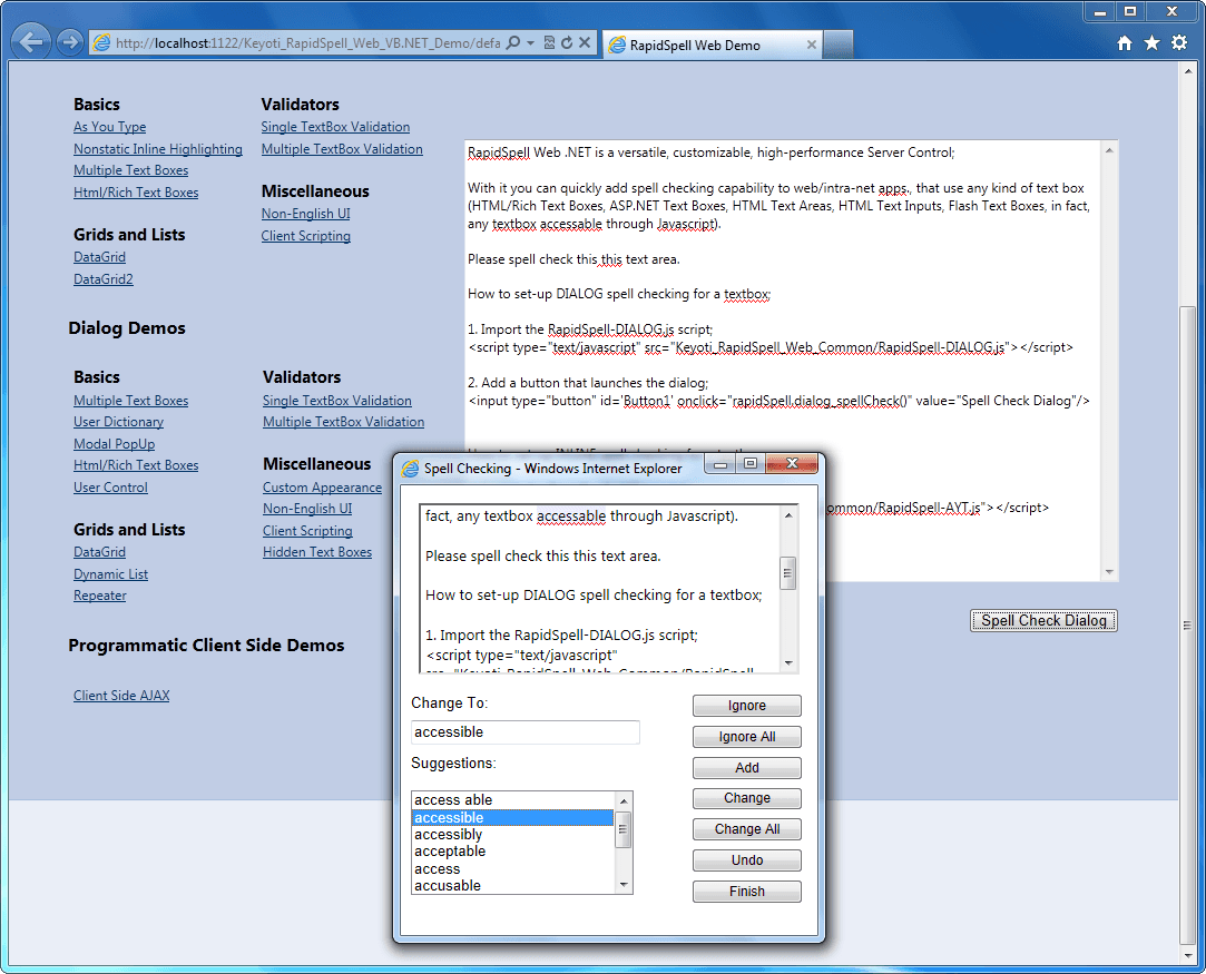 RapidSpell Web ASP.NET（英語版） 商品画像