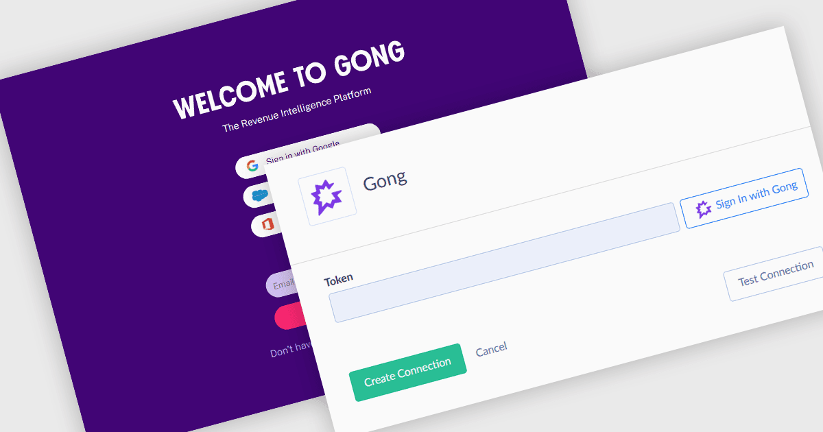 Gong Insightsをアナリティクスに接続