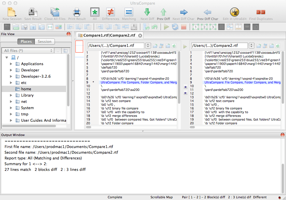 UltraCompare for Macがリリース