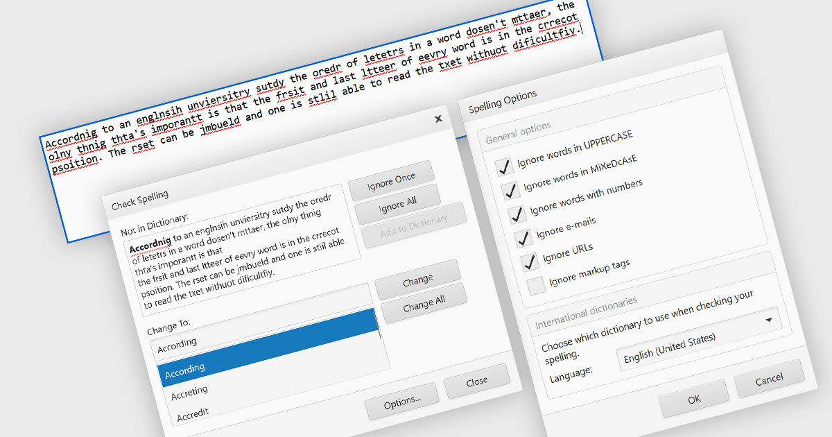ASP.NETアプリケーションでのスペルチェック