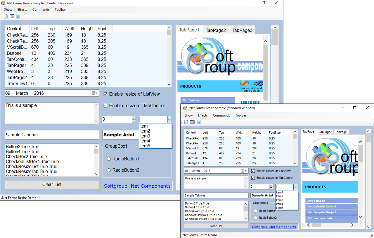 .Net Forms Resize（英語版） 商品画像