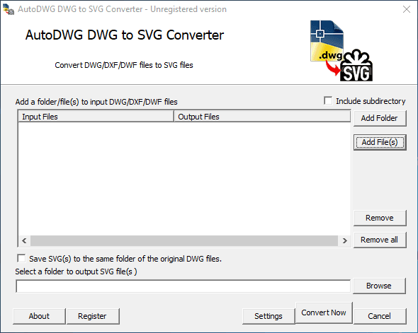 AutoDWG DWG to SVG Converter（英語版） 商品画像