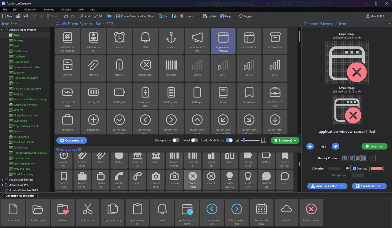 Axialis Flat Pro Vector Icons 商品画像