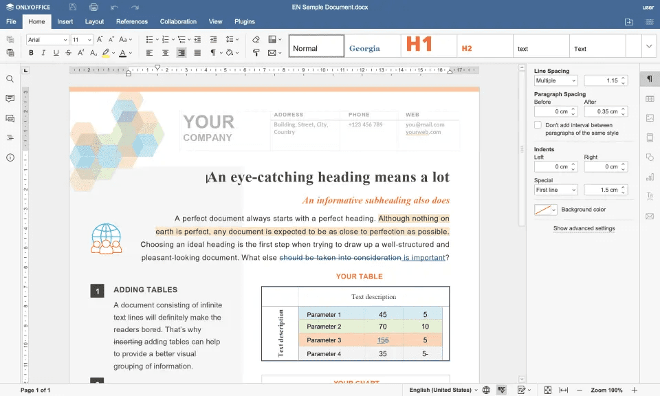 ONLYOFFICE Docs Enterprise Edition 商品画像