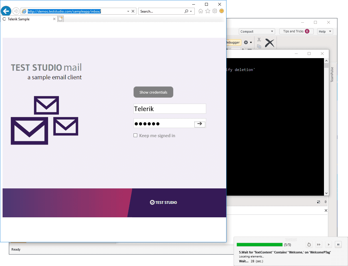 Telerik Test Studio Web & Desktop（英語版） 商品画像