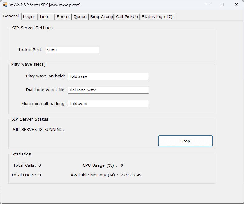 VaxVoIP SIP Server SDK 商品画像