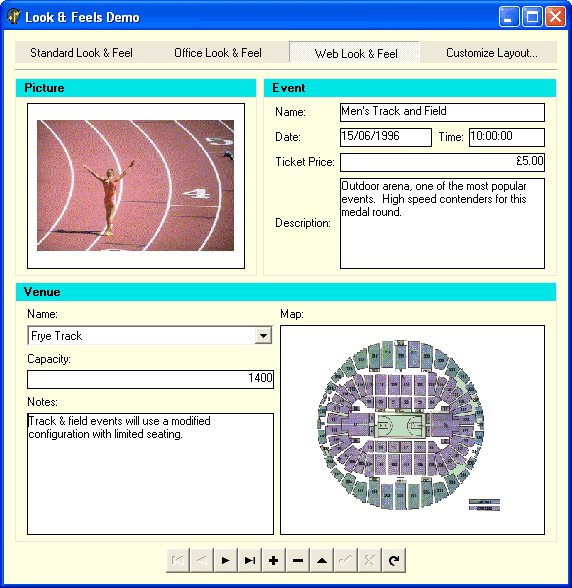 ExpressLayout Control 商品画像