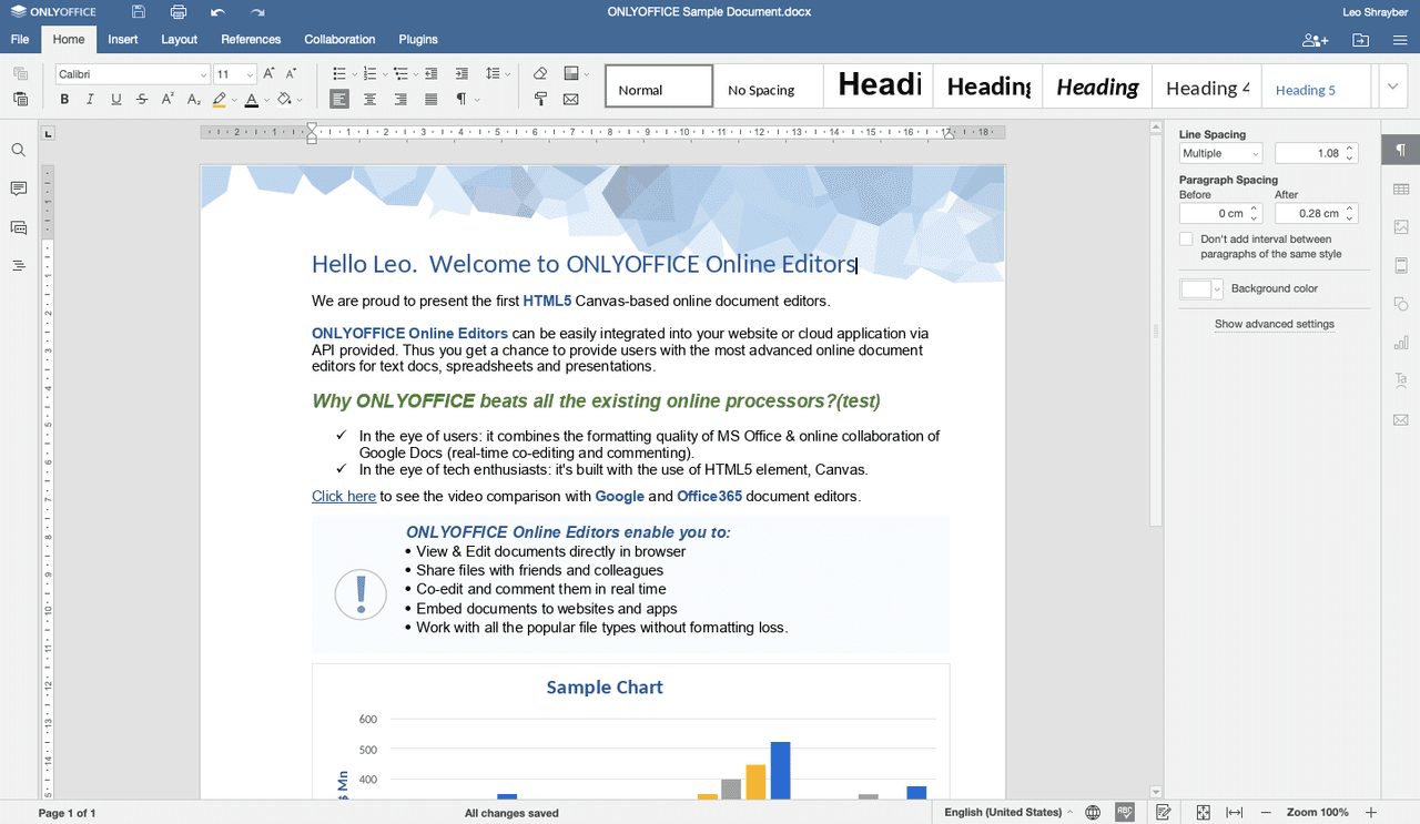 ONLYOFFICE Docs Developer Edition（英語版） 商品画像