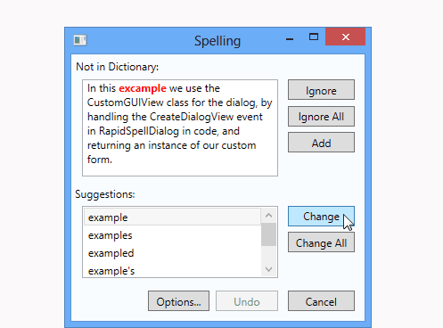 RapidSpell WPF（英語版） 商品画像