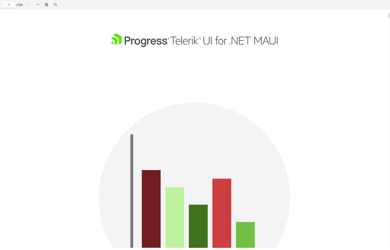 Telerik UI for .NET MAUI PDF Viewer 商品画像 Telerik UI for .NET MAUI PDF Viewer 商品画像