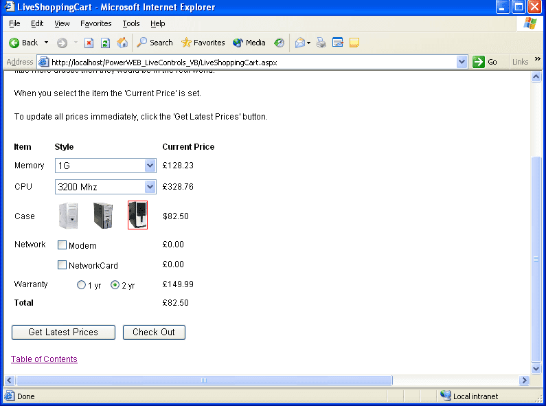 PowerWEB LiveControls for ASP.NET （英語版） 商品画像