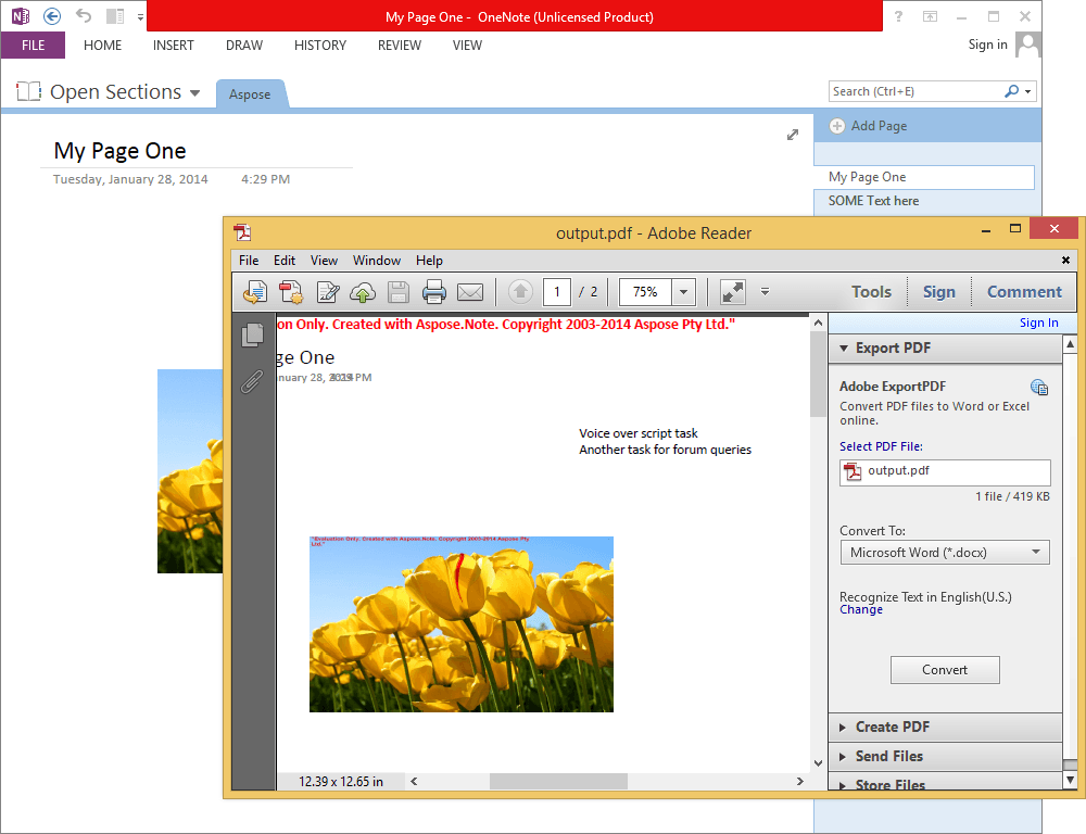Aspose.Note for .NET がリリースされました