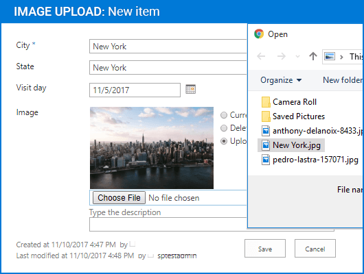 Image Upload Column（英語版） 商品画像