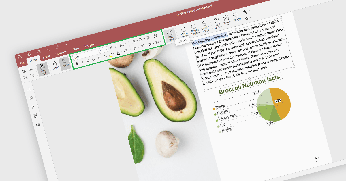 ネイティブPDFエディターでPDFファイルのテキストを直接編集