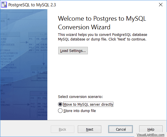 PostgreSQL to MySQL 商品画像