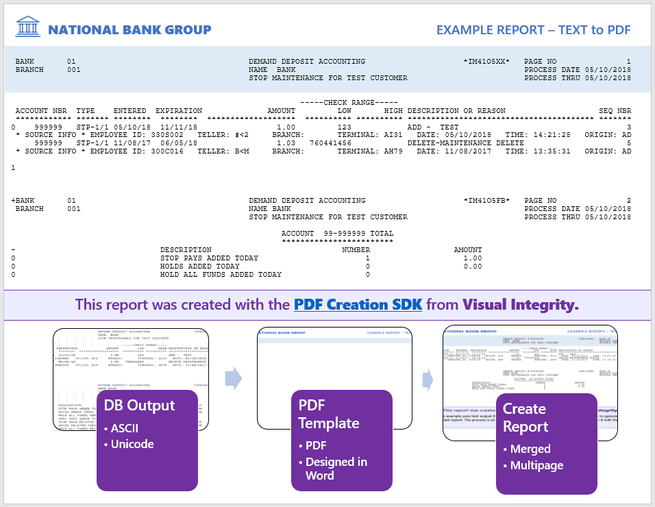 Visual Integrity PDF Creation SDK（英語版） 商品画像